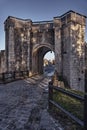 The medieval city gate and ramparts