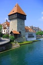 Medieval Rheintorturm in Konstanz, Baden-Wuerttemberg, Germany Royalty Free Stock Photo