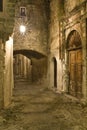 Medieval city of in Greece Royalty Free Stock Photo