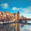 Medieval city Nuremberg, Germany Royalty Free Stock Photo