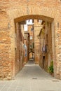 The medieval city oof Buonconvento in Tuscany