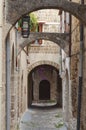 Medieval city of Rhodes island, Greece Royalty Free Stock Photo