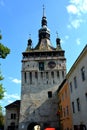 Medieval city Sighisoara, in Transylvania Royalty Free Stock Photo