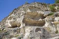 Chufut-Kale, spelaean city - fortress Royalty Free Stock Photo
