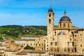 Medieval city Urbino in Italy Royalty Free Stock Photo