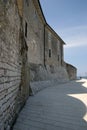 Medieval city wall in Porec,Croatia Royalty Free Stock Photo