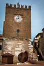 Medieval Clock Tower in Mestre near Venice - Italy