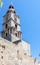 Medieval Clock Tower Rhodes Island Greece Royalty Free Stock Photo