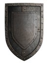 Medieval coat of arms shield isolated Royalty Free Stock Photo