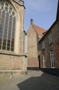 Cobbled alley in Brugge