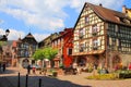 Medieval colorful town of Kaysersberg-Vignoble Alsace