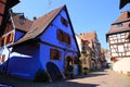Medieval colorful town of Riquewihr, Alsace