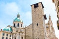 Medieval Como Cathedral, Duomo di Como, Italy.