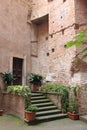 Medieval corner in Rome Royalty Free Stock Photo