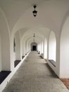 Medieval corridor in the cloister