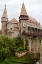 Medieval Corvin castle, Hunedoara, Romania Royalty Free Stock Photo