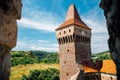 Medieval Corvin Castle Hunyad Castle in Hunedoara, Romania Royalty Free Stock Photo