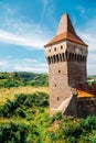 Medieval Corvin Castle Hunyad Castle in Hunedoara, Romania Royalty Free Stock Photo