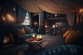 Medieval cosy interior Royalty Free Stock Photo