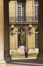 Medieval courtyard in Paris