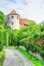 Medieval defense tower in Sulfeld am Main