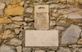 Medieval Denunciation Box in Buzet, Croatia Royalty Free Stock Photo