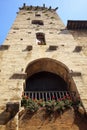 Medieval Devil Tower San Gimignano Italy