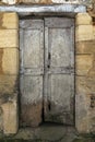 Medieval door in Chateau de Montfort - Dordogne region of France Royalty Free Stock Photo