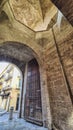Medieval door of Quart in Valencia