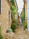 Medieval downtown of Begur. Girona, Spain Royalty Free Stock Photo