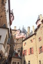 Medieval Eltz Castle with towers and fortified walls, Germany Royalty Free Stock Photo