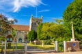 Medieval English church Wye village Kent UK
