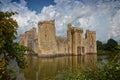 Bodiam castle in East Sussex england uk Royalty Free Stock Photo