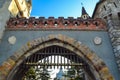 Medieval entrance of Budapest Castle museum Hungary Royalty Free Stock Photo