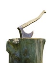 Medieval execution axe Royalty Free Stock Photo