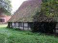 Background. Old farm house. Germany