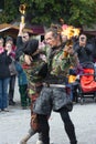 Medieval festival with show in Spandau, Berlin, Germany , october 2019