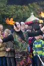 Medieval festival with show in Spandau, Berlin, Germany , october 2019