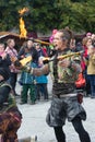 Medieval festival with show in Spandau, Berlin, Germany , october 2019