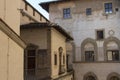 Medieval Florentine building. View from the top of Palazzo Vecchio, Florence, Tuscany, Italy. Royalty Free Stock Photo