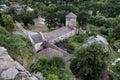 Medieval fort. Top view. Royalty Free Stock Photo