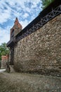 Medieval fortification with the city gate