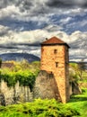 Medieval fortifications of Bergheim - France