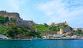 The medieval fortifications of Bonifacio, Corsica, France