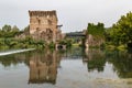 Medieval fortifications of Borghetto town Royalty Free Stock Photo