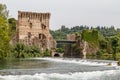 Medieval fortifications of Borghetto town Royalty Free Stock Photo