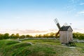 Medieval fortifications of the Kuressaare castle in Saaremaa, Estonia. Towers, windmills, stone walls