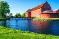 Medieval fortified citadel of Landskona in Southern Sweden, Skane