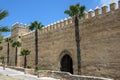 The medieval fortified Muslim necropolis of Chellah in Morocco.