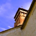 Medieval fortified saxon church in Valea Viilor, Transylvania Royalty Free Stock Photo